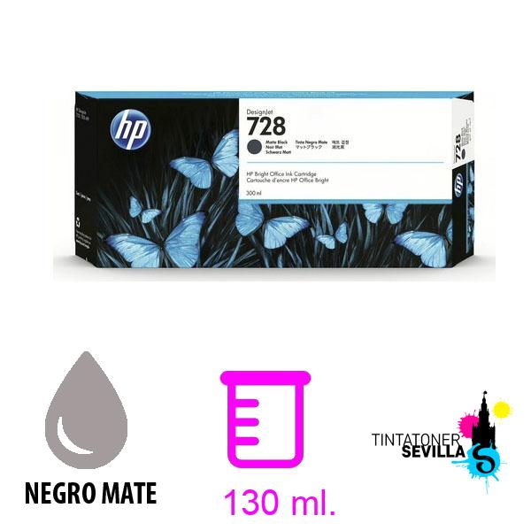 Original Cartucho HP 728 Negro Matte