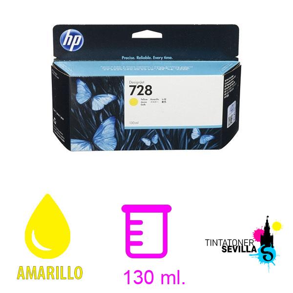 Original Cartucho HP 728 Amarillo