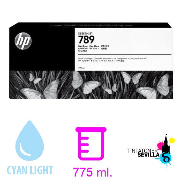 Original Cartucho HP 789 Cyan Claro CH619A