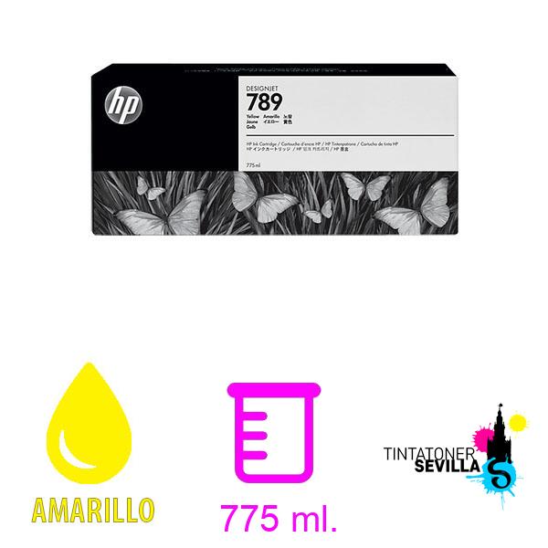 Original Cartucho HP 789 Amarillo CH618A