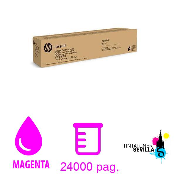 Original Tóner HP W9153MC E77825z E77830z Magenta