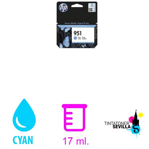 Cartucho Original HP 951 XL Cyan