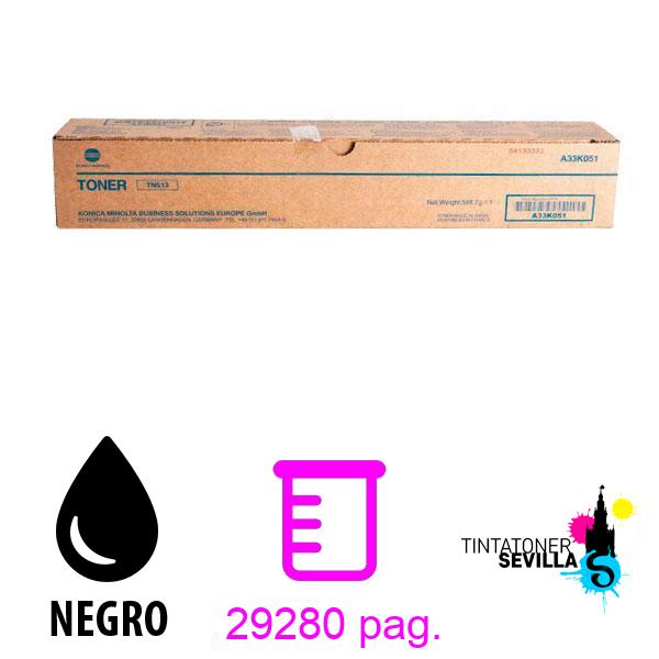 Tóner Original Konica Minolta Bizhub 454E / 554E TN513 A33K051