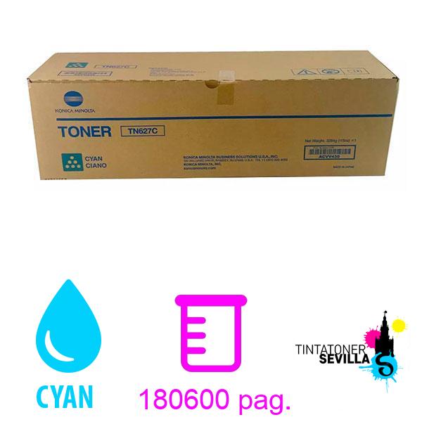 Tóner Original Konica Minolta TN627 Cyan (ACVV430)