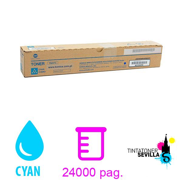 Tóner Original Konica Minolta TN227 Cyan ACVH450