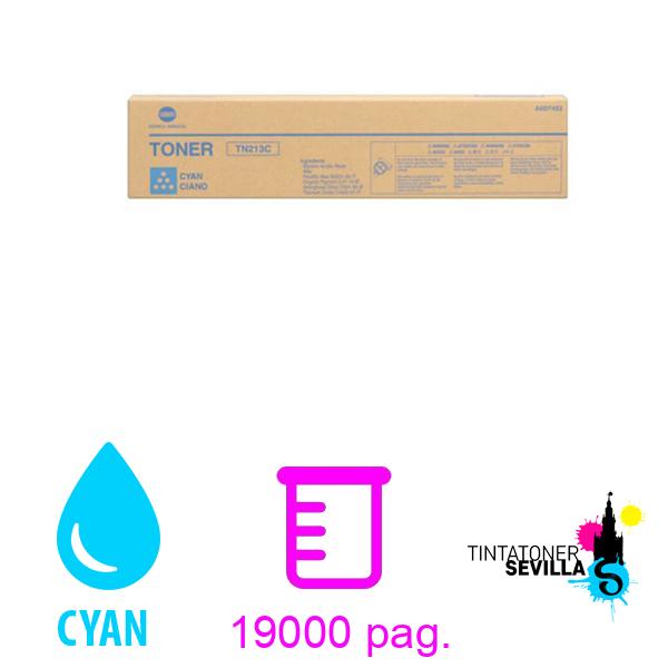 Tóner Original Konica MInolta TN213 Cyan A0D7452