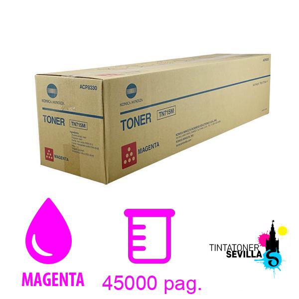 Tóner Original Konica Minolta TN715 Magenta ACP8350