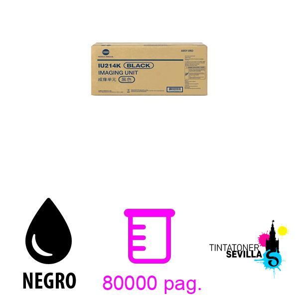 Original Tambor Konica Minolta IU214k/DR214 Negro A85Y0RD