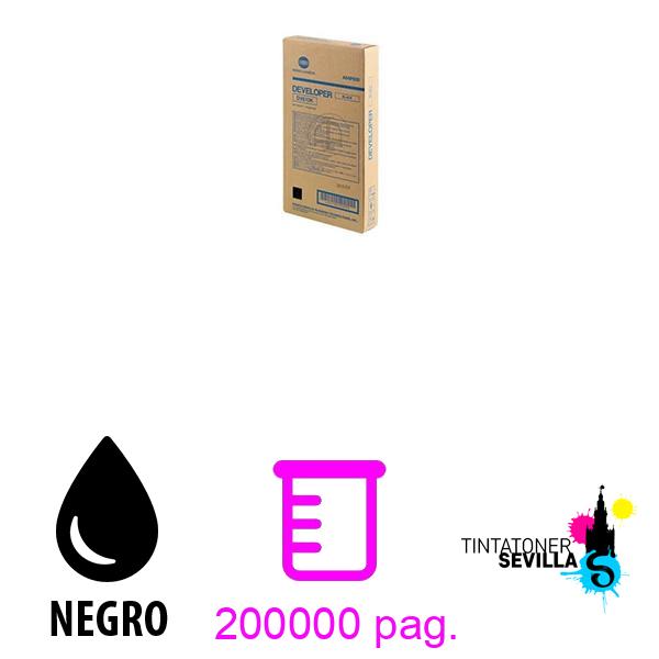 Original revelador konica minolta DV610K Negro A04P600