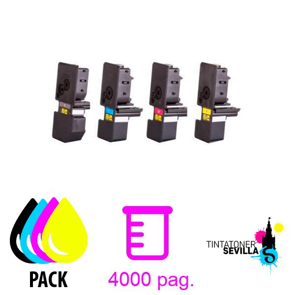 Pack 4 Tóners Compatibles Kyocera Ecosys TK5240 - M-5526 / P-5026