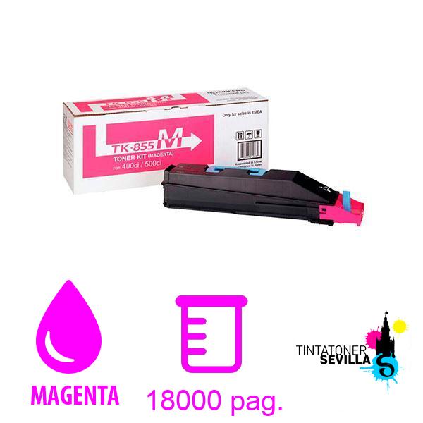 Tóner Original Kyocera TK855 Magenta 1T02H7BEU0 TK-855