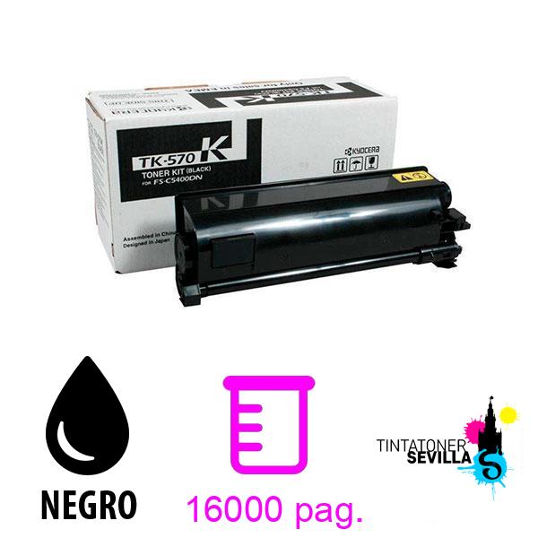 Tóner Original Kyocera TK-570 Negro 1T02HG0EU0