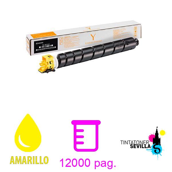 Tóner Original Kyocera TK8345 Amarillo 1T02L7ANL0