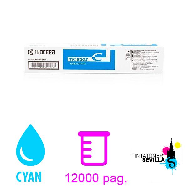 Imagen del producto Tóner Original Kyocera TASKalfa 356 ci TK5205 Cyan 1T02R5CNL0