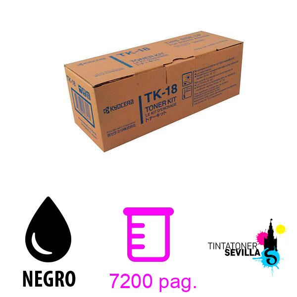 Tóner Original Kyocera TK-18 Negro 1T02FM0EU0