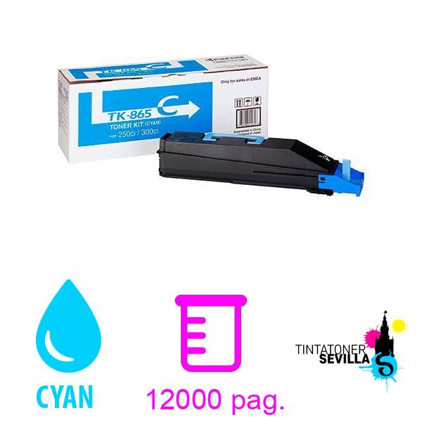 Tóner Original Kyocera TK-865 Cyan 1T02JZCEU0