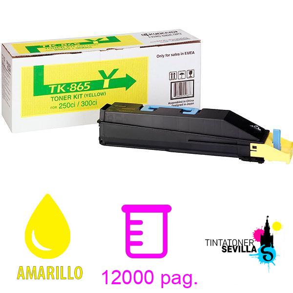 Tóner Original Kyocera TK-865 Amarillo 1T02JZAEU0