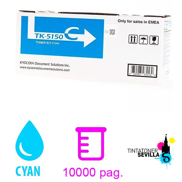 Tóner Original kyocera TK5150 Ecosys P6035/M6035/M6535 Cyan