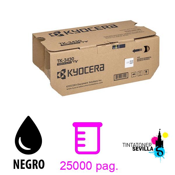 Original Tóner Kyocera TK3430 Negro 1T0C0W0NL0