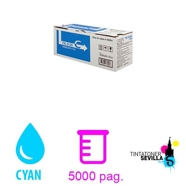 Original Tóner kyocera TK5135 Cyan