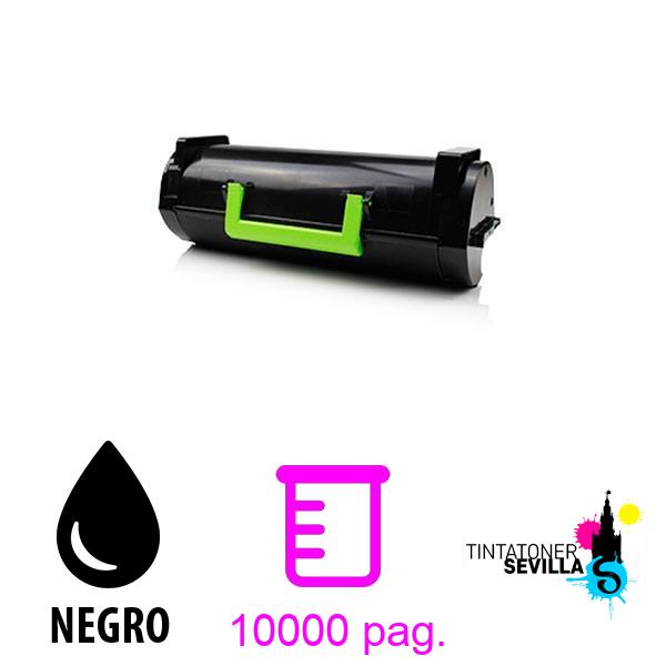 Tóner Compatible Lexmark MS410 / MS415 / MS510 / MS610 Negro 50F2X00 / 502X