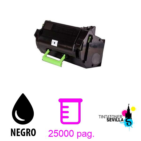 Tóner Compatible Lexmark MS810 / MS811 / MS812 Negro 52D2H00 / 522H (25K)
