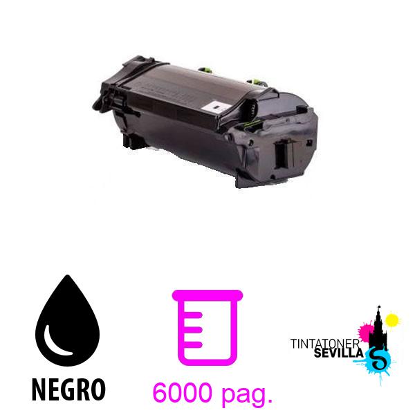 Tóner Compatible Lexmark MS810 / MS811 / MS812 Negro 52D2000 / 522 (6K)