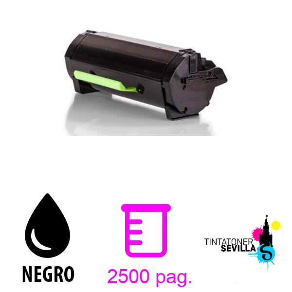 Tóner Compatible Lexmark MS317 / MS417 / MS517 / MS617 / MX317 / MX417 / MX517 / MX617 Negro 51B2000 (2.500