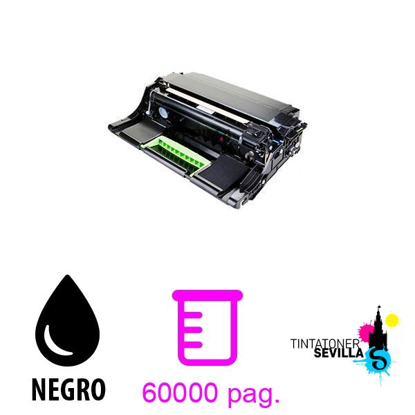 Tambor Compatible Lexmark MS310, MS312, MS410, MS415, MS510, MS610, MX310, MX410, MX510, MX511, MX611 Negro 50F0Z00