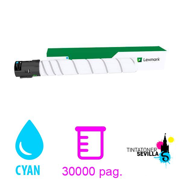 Tóner Original Lexmark XC9235 Cyan 24B6846 SIN CAJA