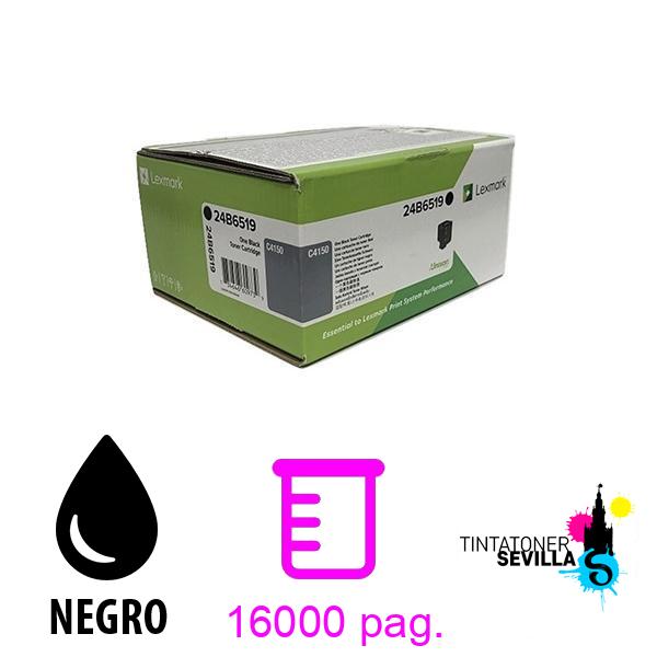 Original Tóner Lexmark C4150 Negro 24B6519