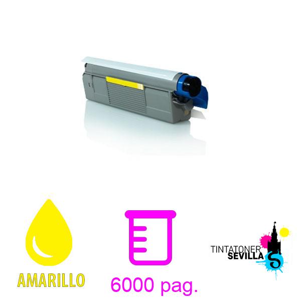 Tóner Compatible OKI C610 Amarillo 44315305