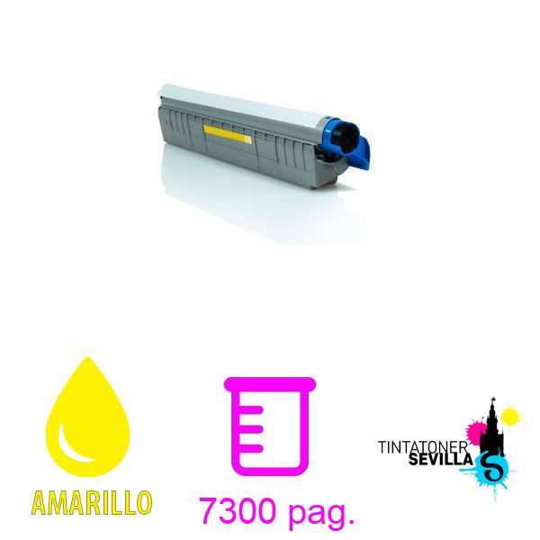 Tóner Compatible OKI C801 / C821 Amarillo 44643001