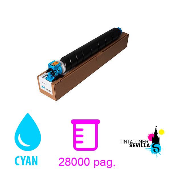 Tóner Compatible Olivetti B1323 / B1378 (MF-259) Cyan O13100131