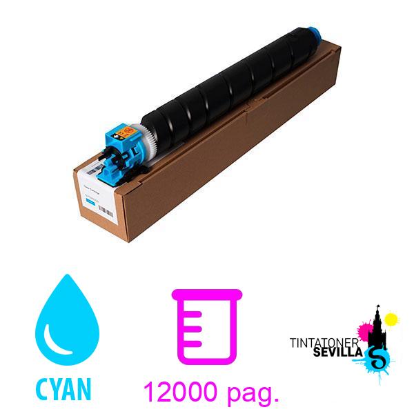 Tóner Compatible Olivetti B1252 Cyan MF-2553 12100512