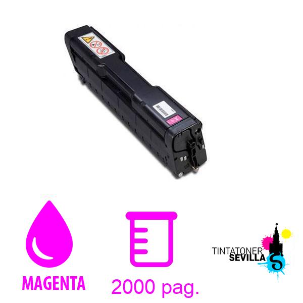 Tóner Compatible Ricoh Aficio SP-C220 / SP-C221 / SP-C222 / SP-C240 Magenta 406099