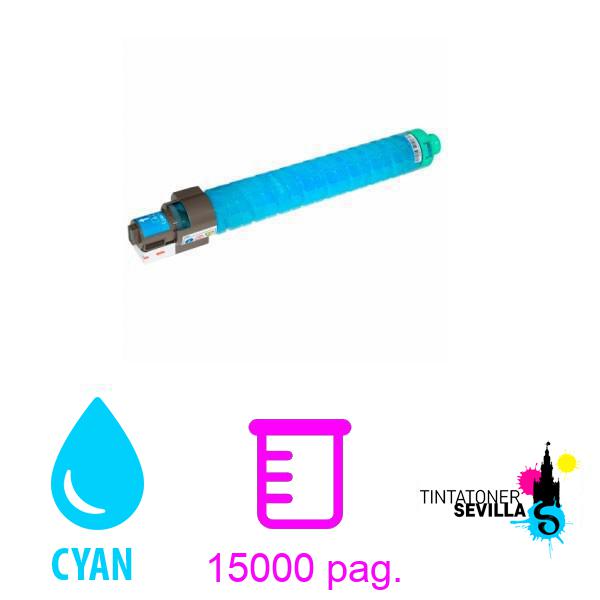 Imagen del producto Tóner Compatible Ricoh Aficio MP-C3001 / MP-C3501 Cyan 842046 / 841427
