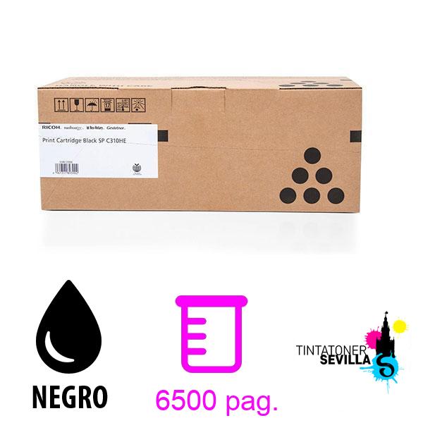 Tóner Original Ricoh aficio sp-c310he Negro 406479