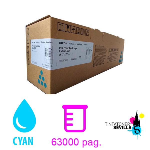 Imagen del producto Tóner Original Ricoh Pro C901E Cyan 828131