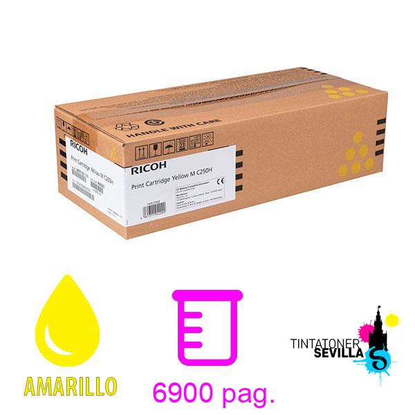 Tóner Original Ricoh M C250H Amarillo 408343