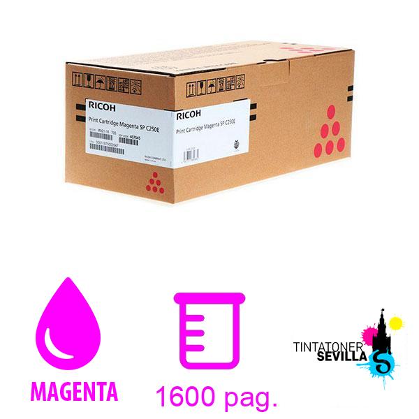 Tóner Original Ricoh SP-C250H / C260 Magenta 407545