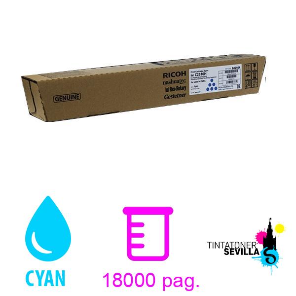 Original Tóner Ricoh IMC2510H 842564 Cyan