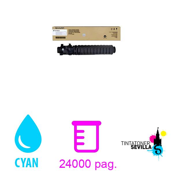 Original Tóner Sharp BP-GT70CA (Cyan)