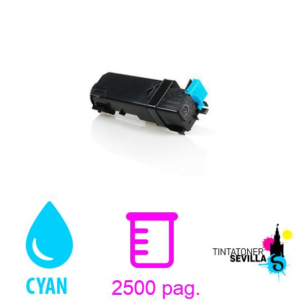 Tóner Compatible Xerox Phaser 6128 Cyan 106R01452