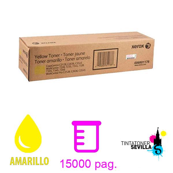 Tóner Original Xerox WorkCentre 7335 Amarillo 006R01178