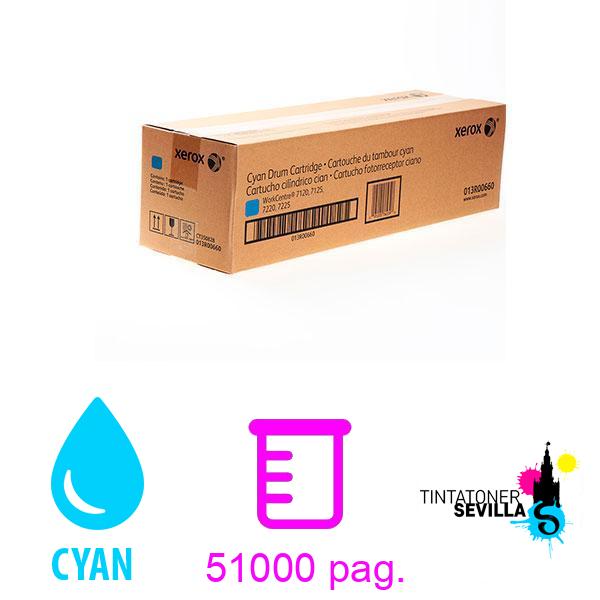 Tambor Original Xerox WorkCentre 7120 Cyan 013R00660