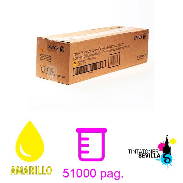 Tambor Original Xerox WorkCentre 7120 Amarillo 013R00658