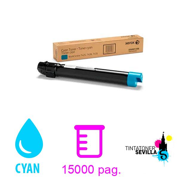 Imagen del producto Tóner Original Xerox WorkCentre 7425/7428/7435 Cyan 006R01398