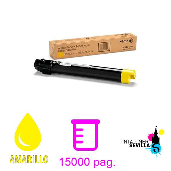 Imagen del producto Tóner Original Xerox WorkCentre 7425/7428/7435 Amarillo 006R01396