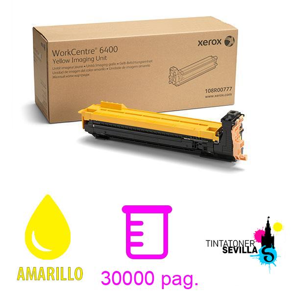 Tambor Original Xerox WorkCentre 6400 Amarillo 108R00777